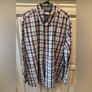 Nautica 2XLT Button Down Dress Shirt